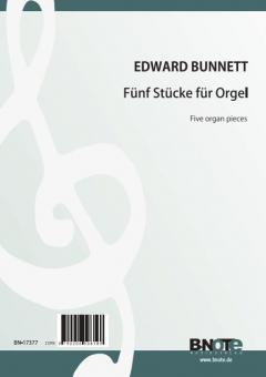 Cinq pièces pour orgue 
