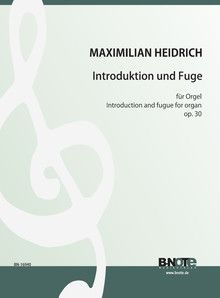 Introduction et fugue pour orgue op.30 