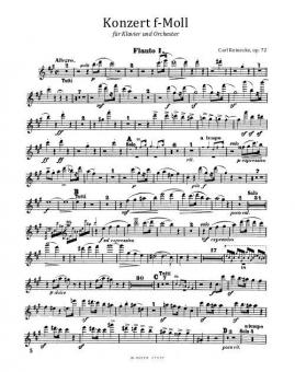 1re concerto pour piano et orchestre op.72 (parties) 