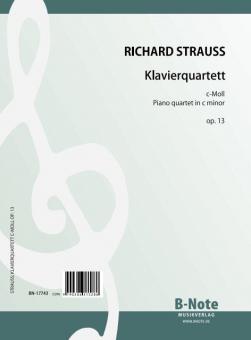 Quatour pour piano et cordes en ut mineur op.13 