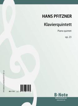 Quintette pour piano et cordes op.23 