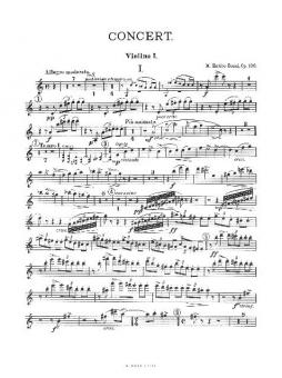 Concerto pour orgue et orchestre en la mineur op.100 (parties) 