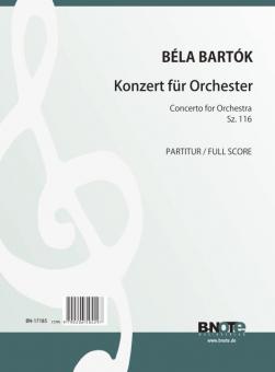 Concerto pour orchestre Sz.116 (partition) 