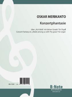 Fantaisie de consert sur 'Ach bleib mit deiner Gnade' pour orgue 