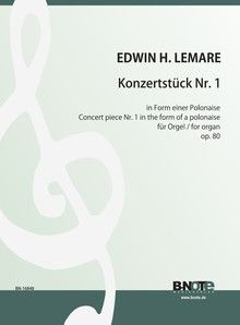 1re morceau de concert en forme d'une polonaise pour orgue op.80 