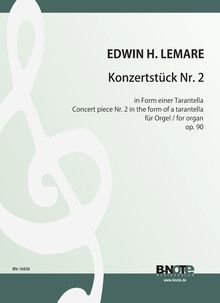 2me Morceau de concert en forme d'une tarantelle pour orgue op.90 