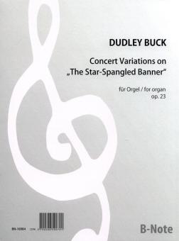 Variations de concert sur 'The Star-Spangled Banner' pour orgue op.23 