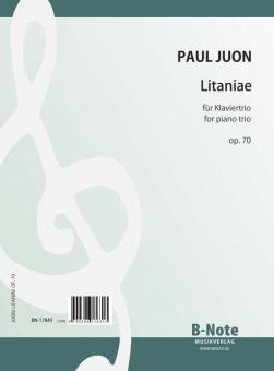Litaniae - Poeme pour violon, violoncelle et piano op.70 
