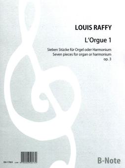 L'Orgue 1 - Sept pieces pour orgue ou harmonium op.3 