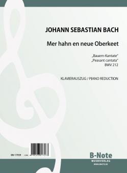 Cantate burlesque BWV 212 (piano-chant) 