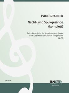 Nacht- und Spukgesänge pour chant et piano op.79 