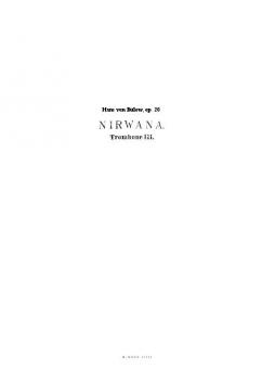Nirwana - Overture pour orchestre op.20 (parties) 