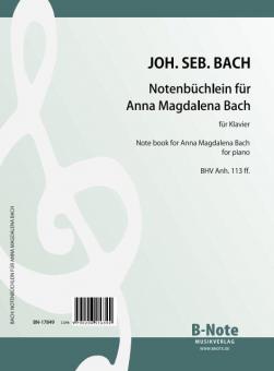 Petit livre d'Anna Magdalena Bach pour piano (clavecin) 