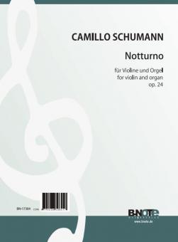 Notturno pour violon et orgue op.24 