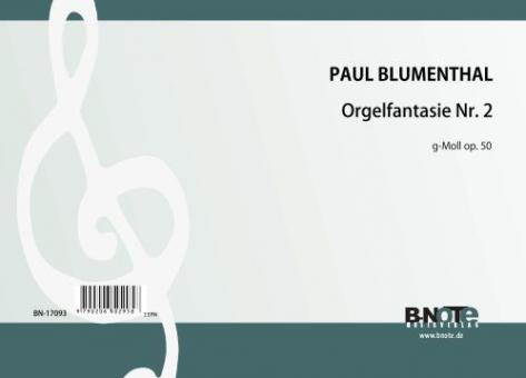 2me Fantaisie pour orgue en sol mineur op.50 