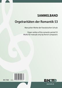Raretés du romantisme pour orgue 53: Pièces francaises sans pédales 