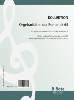 Raretés du romantisme pour orgue 65: Romantisme allemand 3 