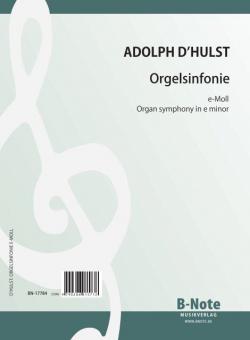 Symphonie pour Orgue en mi mineur 
