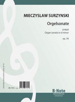 Sonate pour orgue en re mineur op.34 