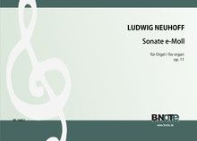 Sonate pour orgue en mi mineur op.11 