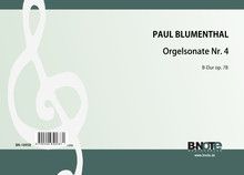 4me Sonate pour orgue en si bemol majeur op.78 