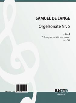 5me Sonate pour orgue en do mineur op.50 