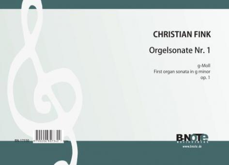 1re Sonate pour orgue en sol mineur op.1 