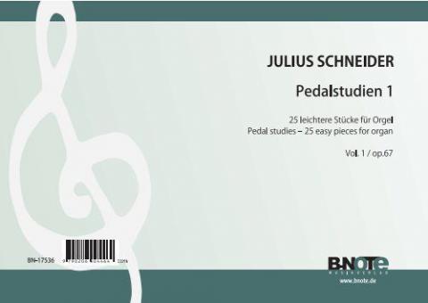 Études pour pédales - 25 pièces fasiles pour orgue op.67 