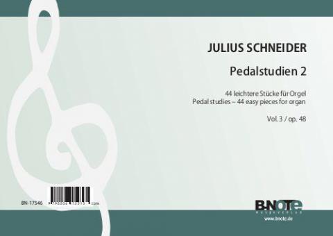 Etudes des pédales - 44 pièces pour orgue op.48 