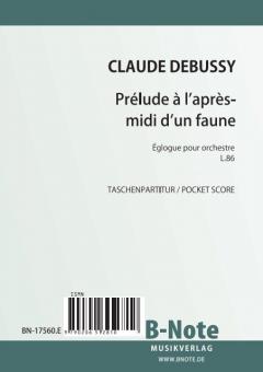 Prélude à l'après-midi d'un faune pour orchestre L.86 (Partition de poche) 