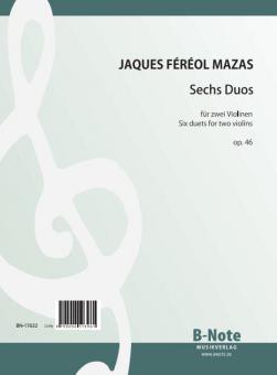 Six duos faciles pour deux violons op.46 