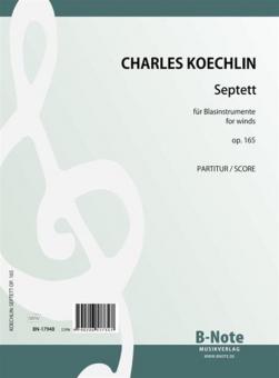 Septour d'instruments à vent op.165 (partition) 