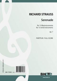 Serenade pour 13 instruments à vent op.7 