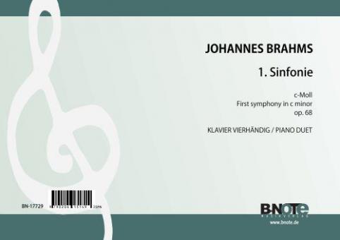 Première symphonie en ut mineur op.68 (Arr. piano 4ms) 