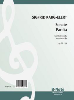 Sonata et Partita pour violin seul op.88/89 