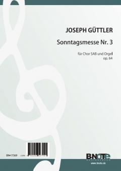 3me Messe pour dimanches pour choeur SAB et orgue (piano) op.64 
