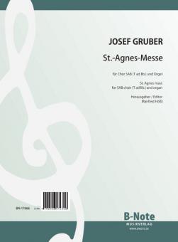 messe St. Agnes pour choeur SAB (T ad.lib.) et orgue op.62 