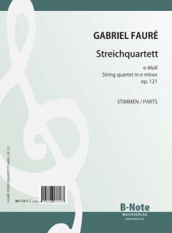 Quatour a cordes en mi mineur op.121 (partition/parties) 