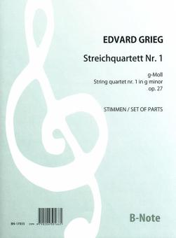 1re Quatour à cordes en sol mineur op.27 
