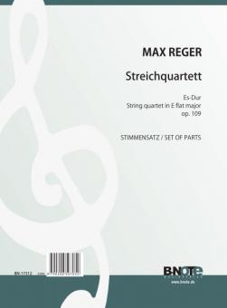 4me Quatour à cordes en mi bemol majeur op.109 