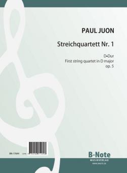 Première quatour à cordes en re majeur op.5 