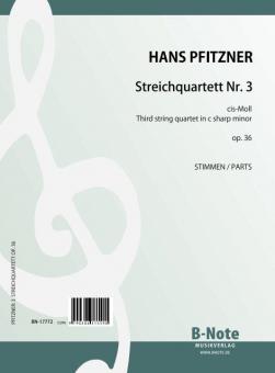 Troisieme quatour a cordes op.36 