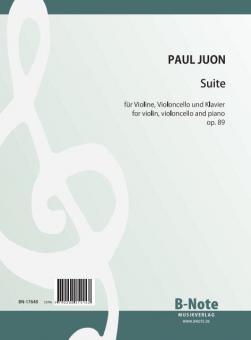 Suite pour violon, violoncelle et piano op.89 