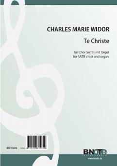 Te Christe pour choeur SATB et orgue 