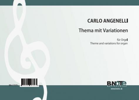 Thème avec variations pour orgue 