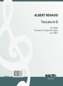 Toccata en re majeur pour orgue op.108/2 