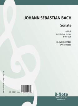 Sonate en trio BWV 528 (arr. piano) 