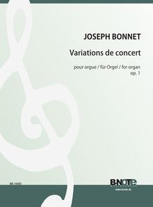 Variations de Concert pour orgue op.1 
