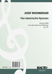 Quatre hymnes latins pour choeur SATB op.107 
