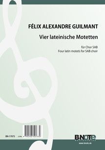 Quatre motets latins pour choeur SAB et orgue ad.lib. 